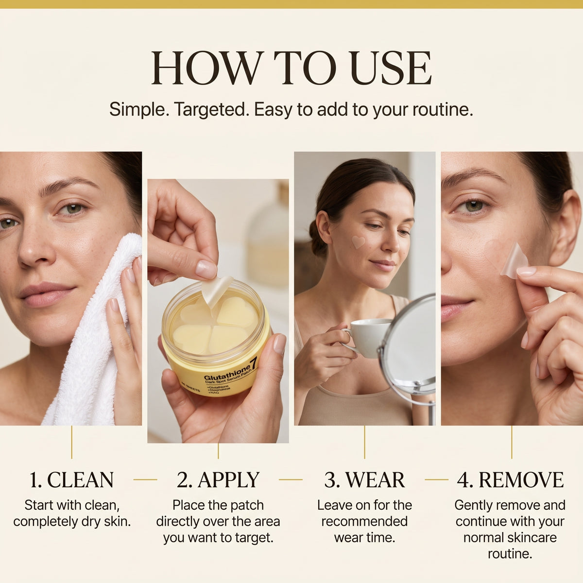 Glutathione Dark Spot Patches